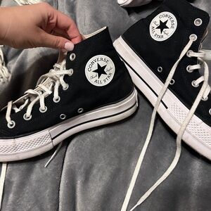 High Top Converse w/ Platform